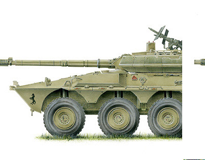 Armored Vehicles Illustrations