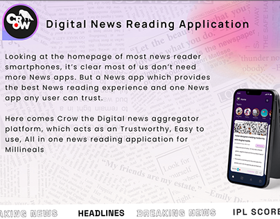 Crow - News reading application