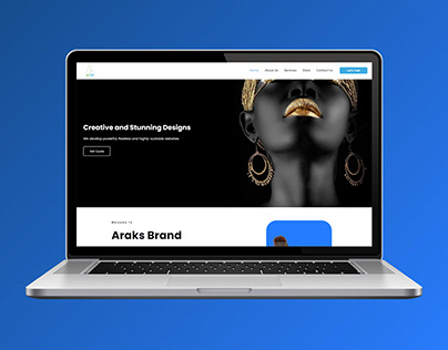 Araks Brand - Website Design