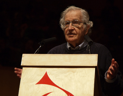 Noam Chomsky at St. David's Hall