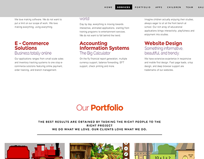 Website Design of BigRhinos (bigrhinos.com)