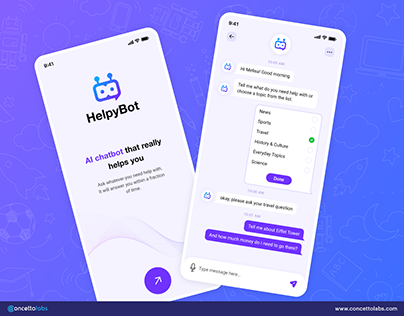 Chatbot App Design