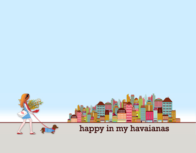 Happy in my Havaianas