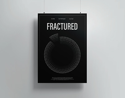 "Fractured Movie Poster" (Uni Assignment 2022)