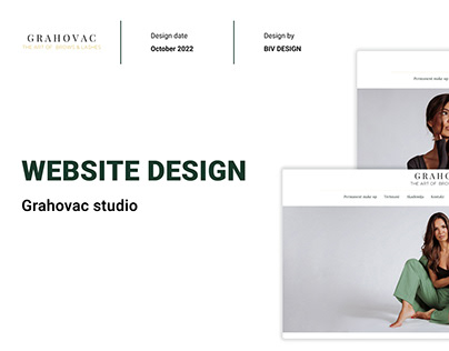 Website design - Grahovac studio