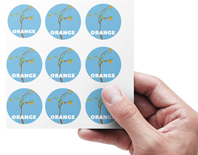 Stickers prototype « orange »