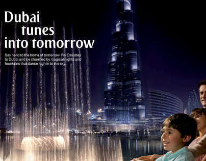 Emirates 'Hello Tomorrow' Dubai ads