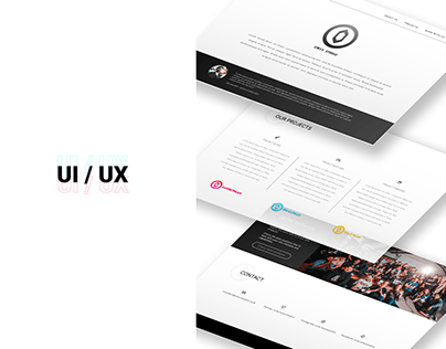 UI/UX - Interactive Prototype Landing Page Onyx Studio