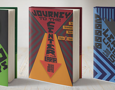 The Extraordinary Voyages book cover series.
