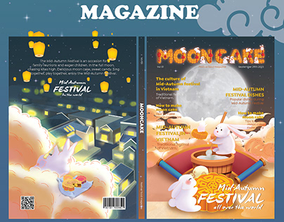 MAGAZINE COVER Mooncake Font