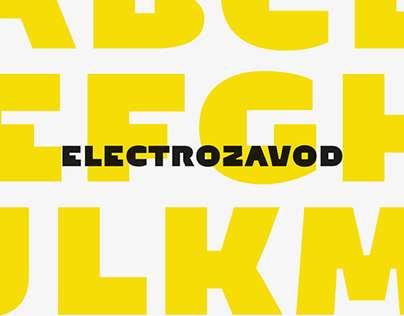 Electrozavod typeface