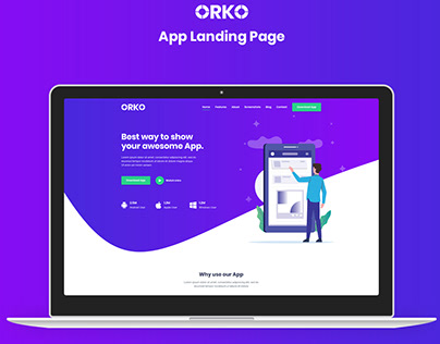 ORKO - App Landing Page