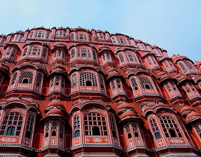 The Hawa Mahal @ Jaipur,Rajasthan.