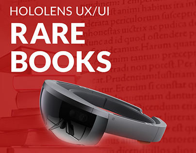 Rare Books - Hololens UX/UI