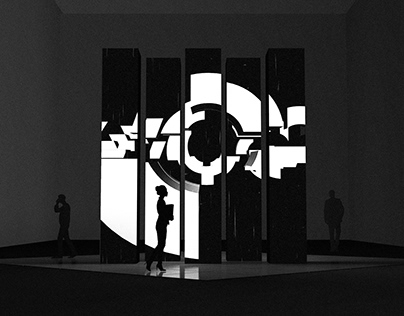 Multimedia installation devoted to Kinetic Art