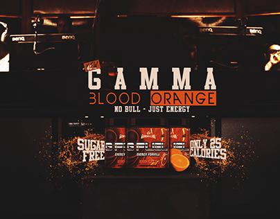 (old) Gamma Blood Orange Advertisement