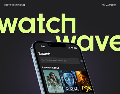 Video Streaming App - UI/UX Design