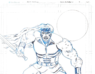 Crom the Barbarian variant of pencils