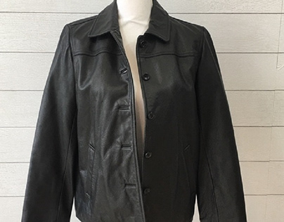 J Crew Real Leather Jacket Mens