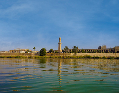 Dijla River and Qashla Tower - نهر دجلة وبرج القشلة
