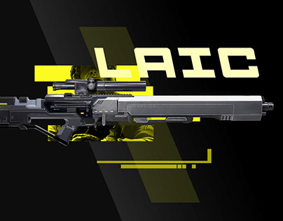 Weapon Concept Art (Sci-Fi Sniper) by Liew Li