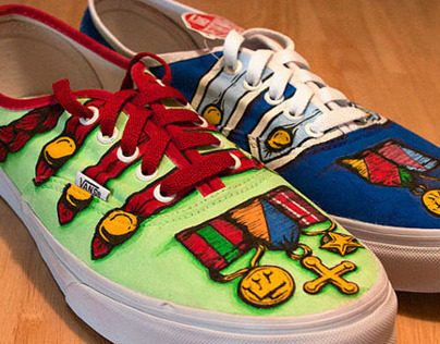 Sgt. Pepper's Lonely Hearts Club custom vans shoes