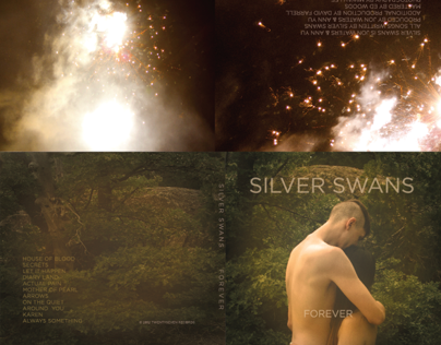 Silver Swans digipak design