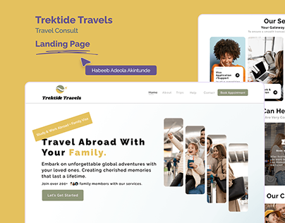 Project thumbnail - A Travel Consult Landing Page