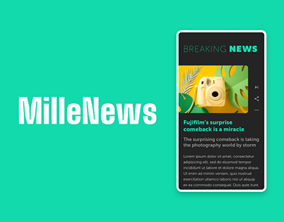 MilleNews - Website & App