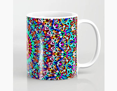 Colorful Life Garden Mandala Coffee Mug