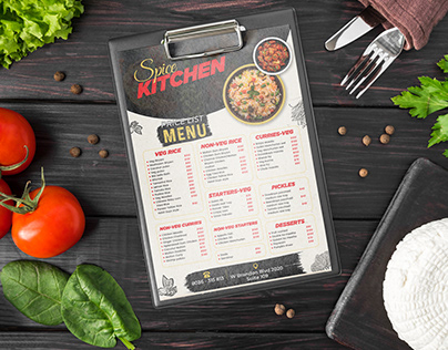 Delicious food menu and restaurant flyer menu design