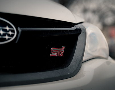 Car Spotting - White Subaru STI