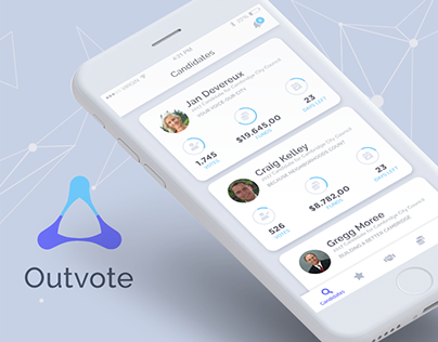 Outvote-App for promoting political candidate campaign
