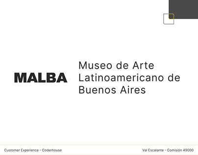 Customer Experience Design - Museo MALBA