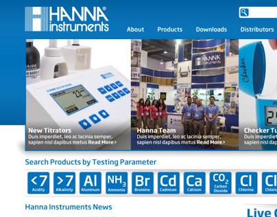 Hanna Instruments Web Interface