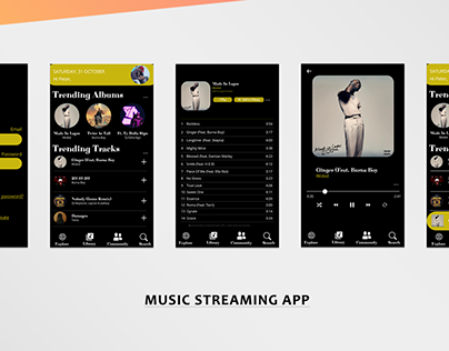 Music Streaming Application