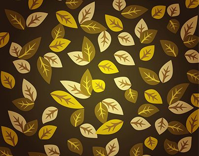 Background banner with vector autumn leaf