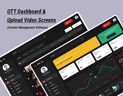 Dashboard & Video Upload | Content Management Software