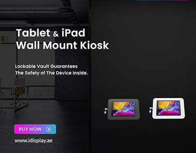 Tablet and iPad Wall Mount Kiosk