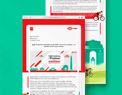 HSBC Go Green Cyclothon - Event Design