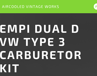 Empi Dual D VW Type 3 Carburetor Kit