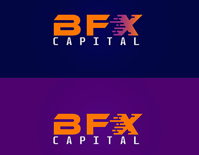 B F X capital logo design