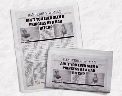 dangerous woman news - newspaper