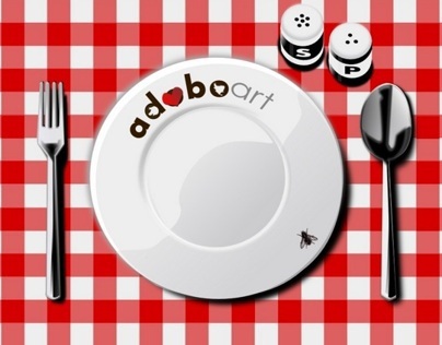 Logo for a Food/Art Blog