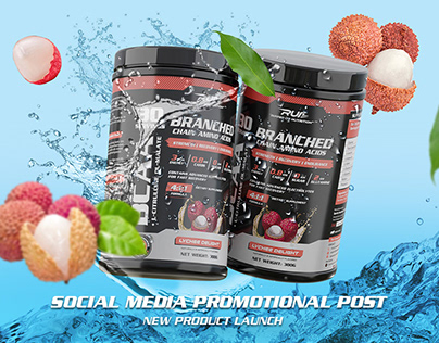 BCAAs Launch post | Social media promotions