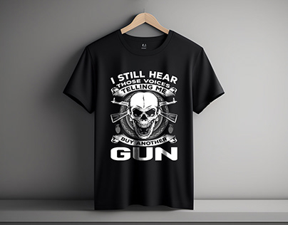 Gun T-shirt Design