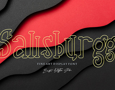 Free Sallsburgg Display Font