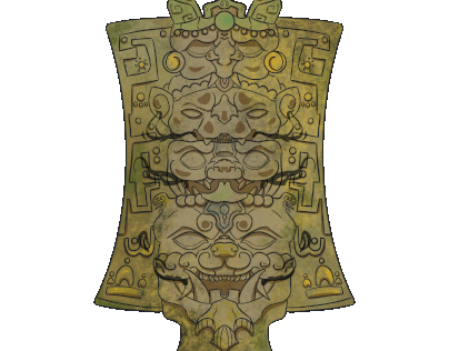 Mayan Censer Stand