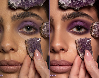 Purple Crystal 🔮 Close Up Retouch