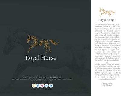 Horse logo 99design